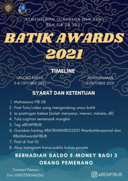 FCS Batik Awards to Celebrate National Batik Day - FCS Universitas ...