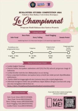 Le Championnat: A Competition to Hone Students’ Skills and Talents in French